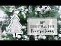 DIY Clay Christmas Tree Ornaments | Handmade Scandi Christmas Decorations