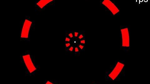 Feel your brain follow two moving objects. What is its maximum speed?