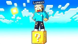 Ich ÜBERLEBE auf EINEM LUCKY BLOCK (extrem) - Minecraft mit LumeXx