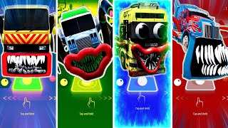 Truck eater 🆚 Garbage truck Eater 🆚 Tow Truck Eater 🆚 Optimus Truck Eater | coffin dance all Trucks