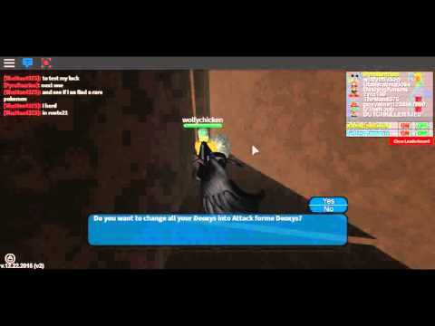 Deoxys Forms In Project Pokemon Youtube - roblox project pokemon how to get deoxys catching deoxys and