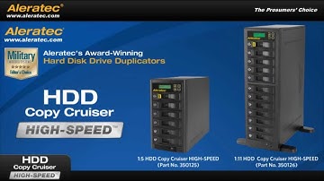 Aleratec HDD Copy Cruiser High-Speed Hard Disk Drive Duplicator Family - Part 350125 & 350126