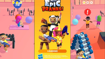 NERF Pranks! Game \ Heavy joking games \level (10-17)