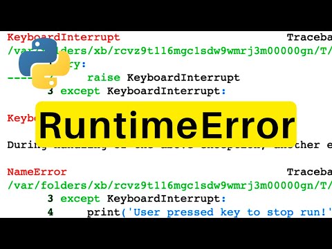 RuntimeError | Python | Tutorial