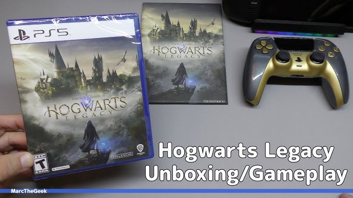 Hogwarts Legacy Unboxing Deluxe Edition PS5 Harry Potter Wizarding World  Video Game ASMR 