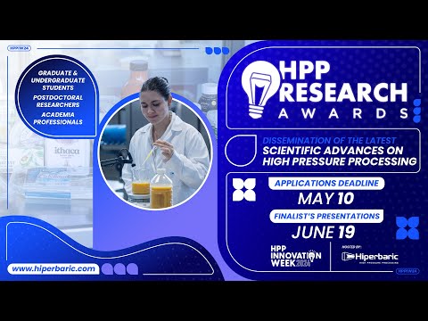 Hiperbaric Launches HPP Research Awards to Fuel High Pressure Processing Research and Innovation