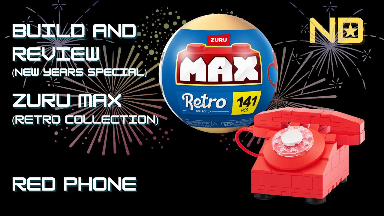 Build and Review ZURU MAX (Retro Collection: Red Phone) 