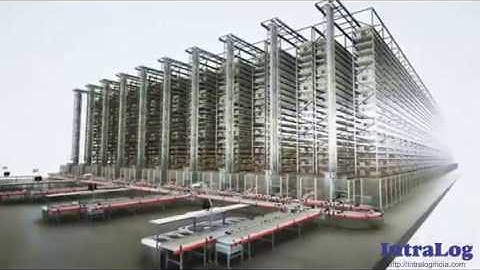 AKL Miniload System For Small Parts Storage With Single Mast Stacker Crane For Shuttles