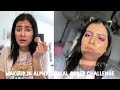 Doing My Makeup In Alphabetical Order Challenge | Maritza Becerra