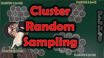 How to do cluster random sampling | DoRK#10 #research #sampling #clustersampling