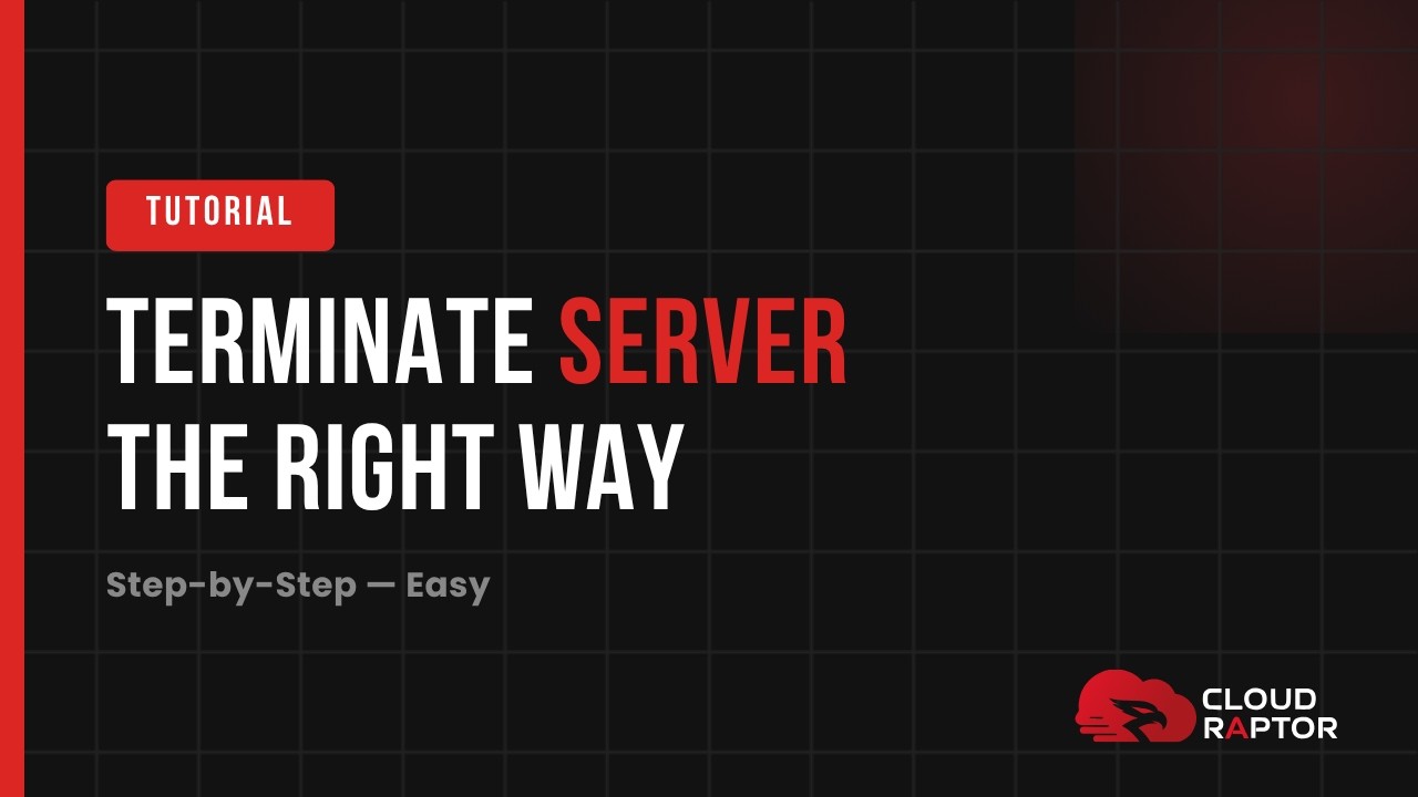 How to Terminate a Server Safely ⚠️ (Step-by-Step Guide) - YouTube