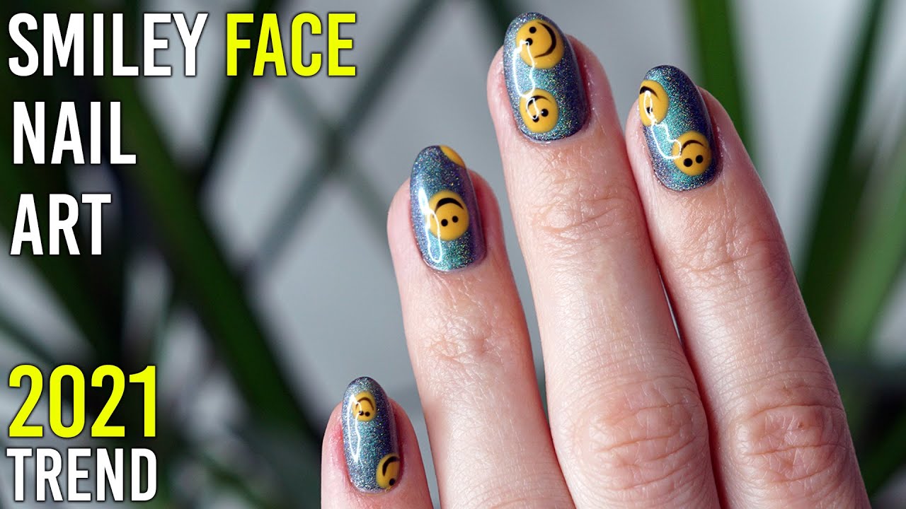 45 Smiley Face Nail Design Ideas For 22 Nerd About Town