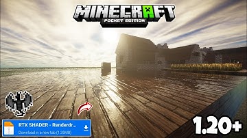 RTX Shader For Minecraft Pe 1.20.10+ 😍 - Render Dragon [ No Clickbait ]