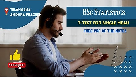 #1 Small Sample Tests - t test for single mean #semester4 #bscstatistics #education