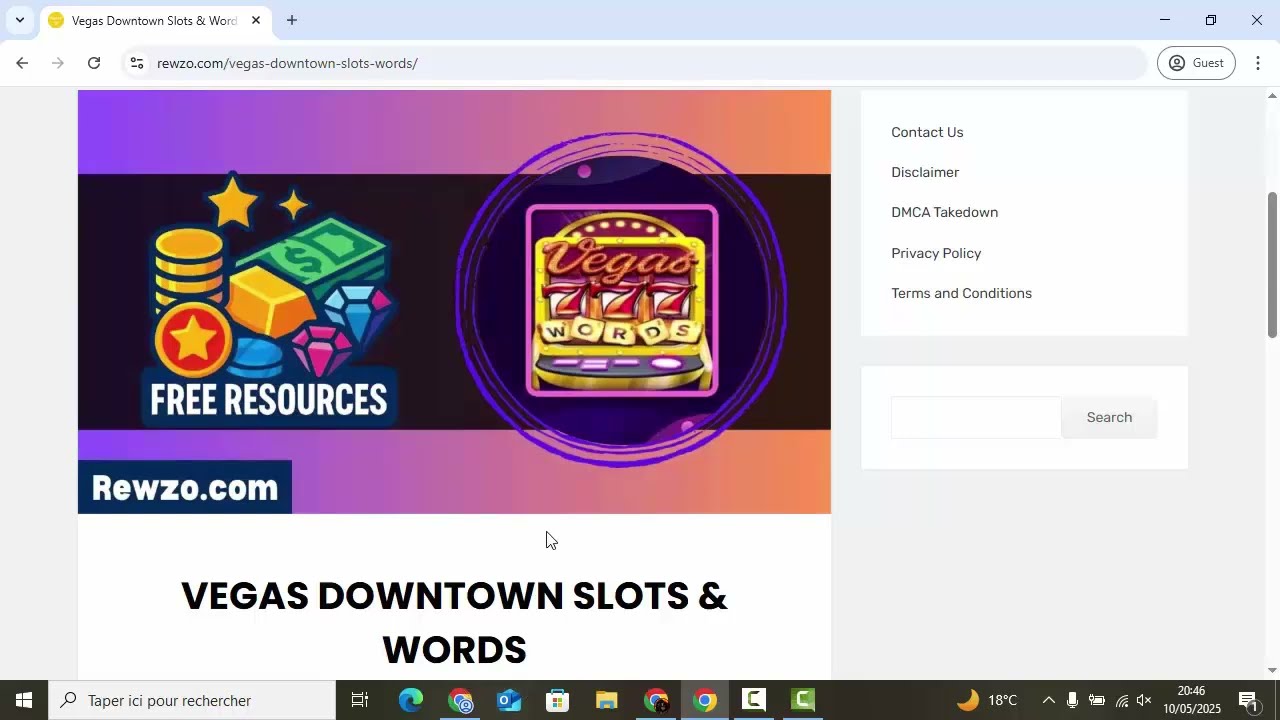 Earn Free Coins Fast in Vegas Downtown Slots & Words!
