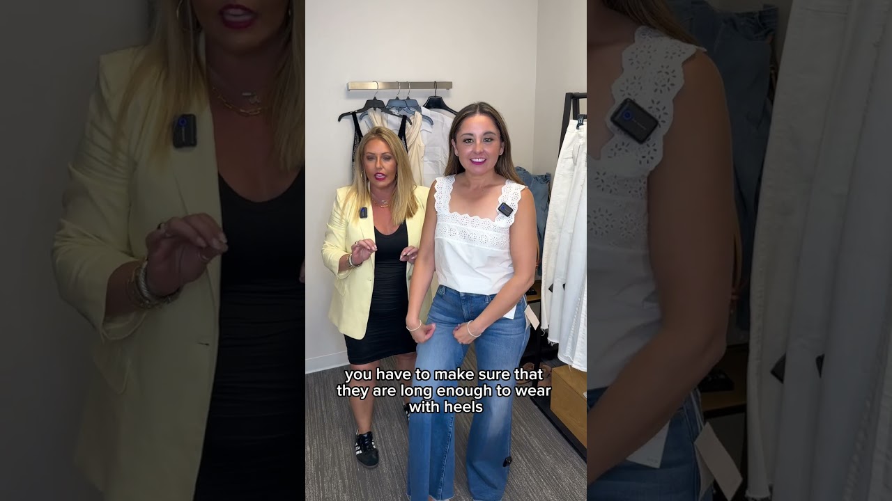 MOTHER High Roller Fray Jeans | Wide Leg Crop Try-On 