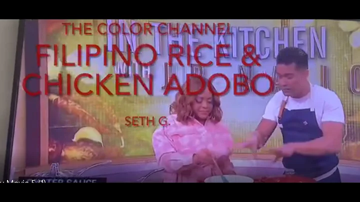 Colors of CUISINE: FILIPINO CHICKEN ADOBO & RICE p...