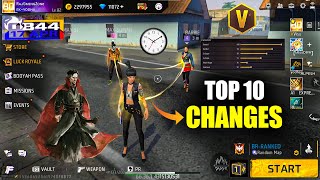 TOP 10 Biggest Changes After OB44 Update Free Fire | Ob44 Update Free Fire | Ob44 Update Change