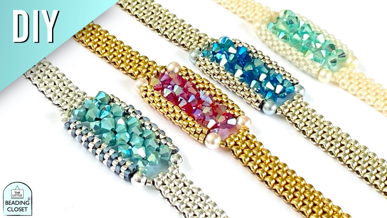 Free Beading Pattern- How To Make The Mixed Metals Bracelet | Beaded  bracelet patterns, Beaded jewelry patterns, Seed bead jewelry
