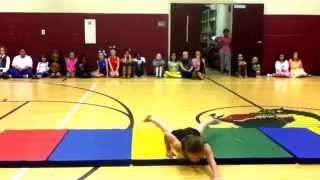 Instrumental Talk Dirty to Me Gymnastics Floor Routine for School Talent Show