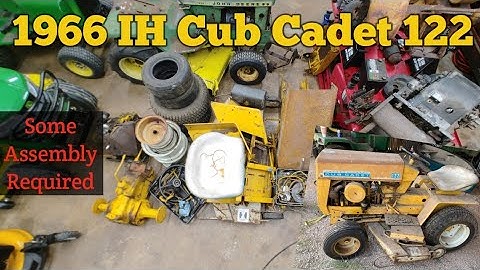1966 IH Cub Cadet 122 Project