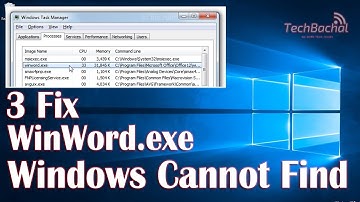 Windows Cannot Find C:\Program Files\Microsoft Office\root\Office16\WinWord.exe - 3 Fix