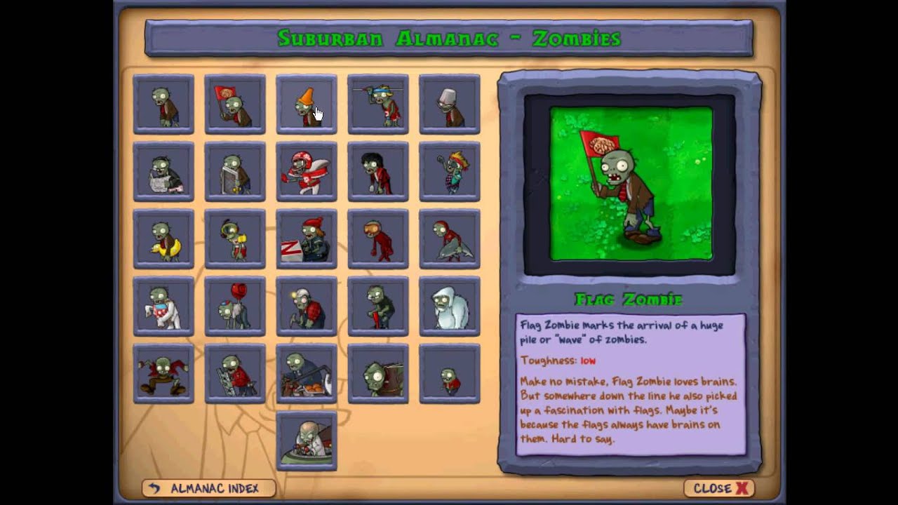Plants vs. Zombies The Almanac (Full) YouTube