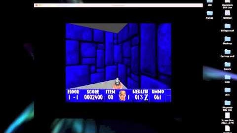 Classic OS9 Games: Wolfenstein 3D Second Encounter Level 1-1