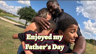 Enjoying Father’s Day family!
