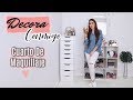 COMO DECORAR TU CUARTO DE MAQUILLAJE BONITO Y BARATO 💖 BEAUTYBYPRISCILA