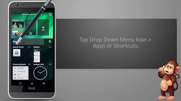 How To Add Home screen shortcuts On HTC Mobile  smart phones user guide support