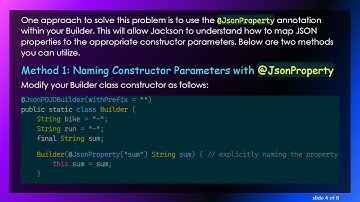 Using Builder Pattern with Jackson for Deserialization in Java
