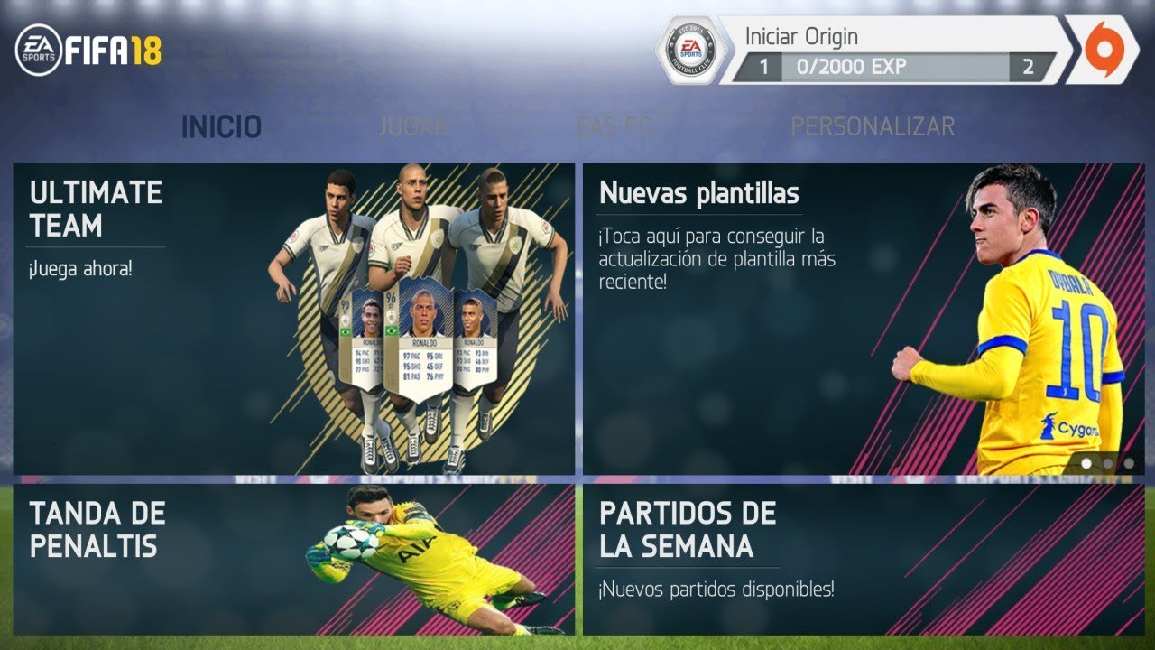 FIFA 18 PARA ANDROID CON NARRADORES EN ESPAÑOL - YouTube