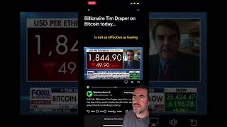 Billionaire Tim Draper says Bitcoin to Replace US Dollar