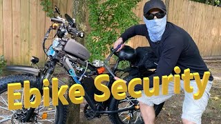 Ebike Security, Locks, and Alarms - My Theft Prevention System