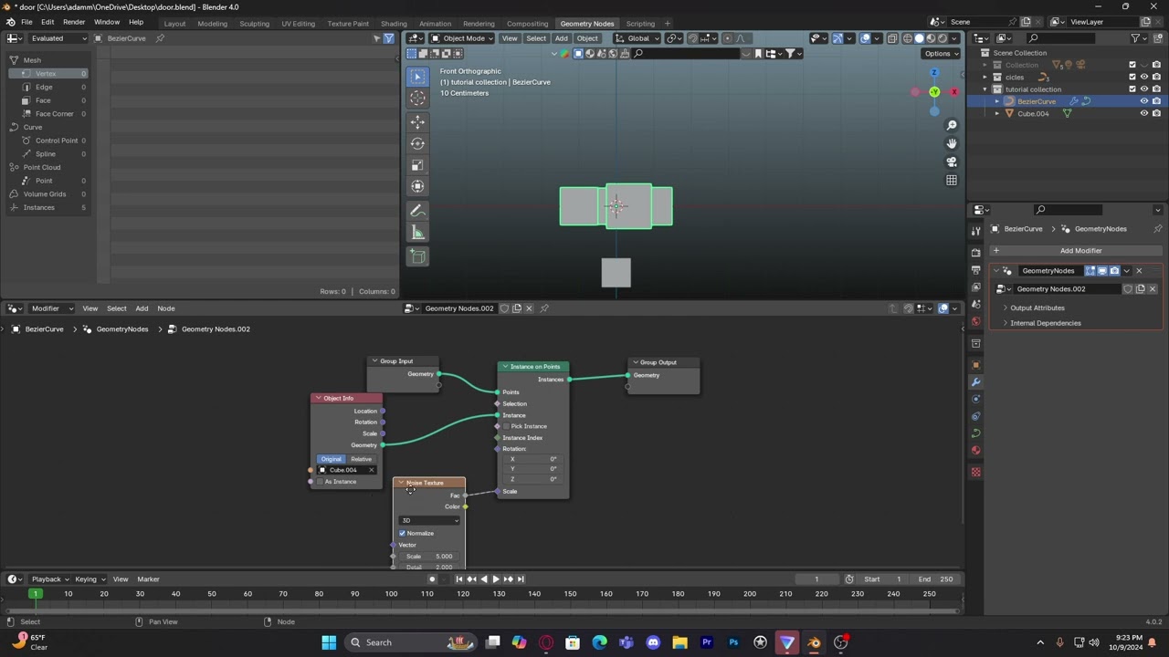 Blender Tutorial: objects on points with random sizes