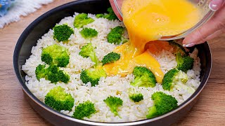 Dieses Rezept mit Reis und Brokkoli ist so lecker, dass ich es jede Woche kochen kann! ASMR Rezepte