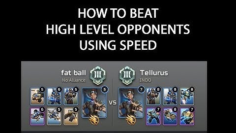 Command and Conquer: Rivals - How to beat High Level Opponents with Speed