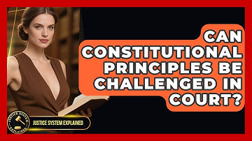 Can Constitutional Principles Be Challenged in Court? | Justice System Explained