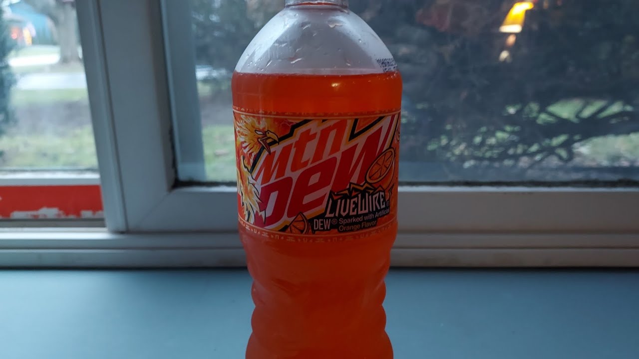 mtn-dew-livewire-20-fl-oz-bottle-sip-n-review-youtube