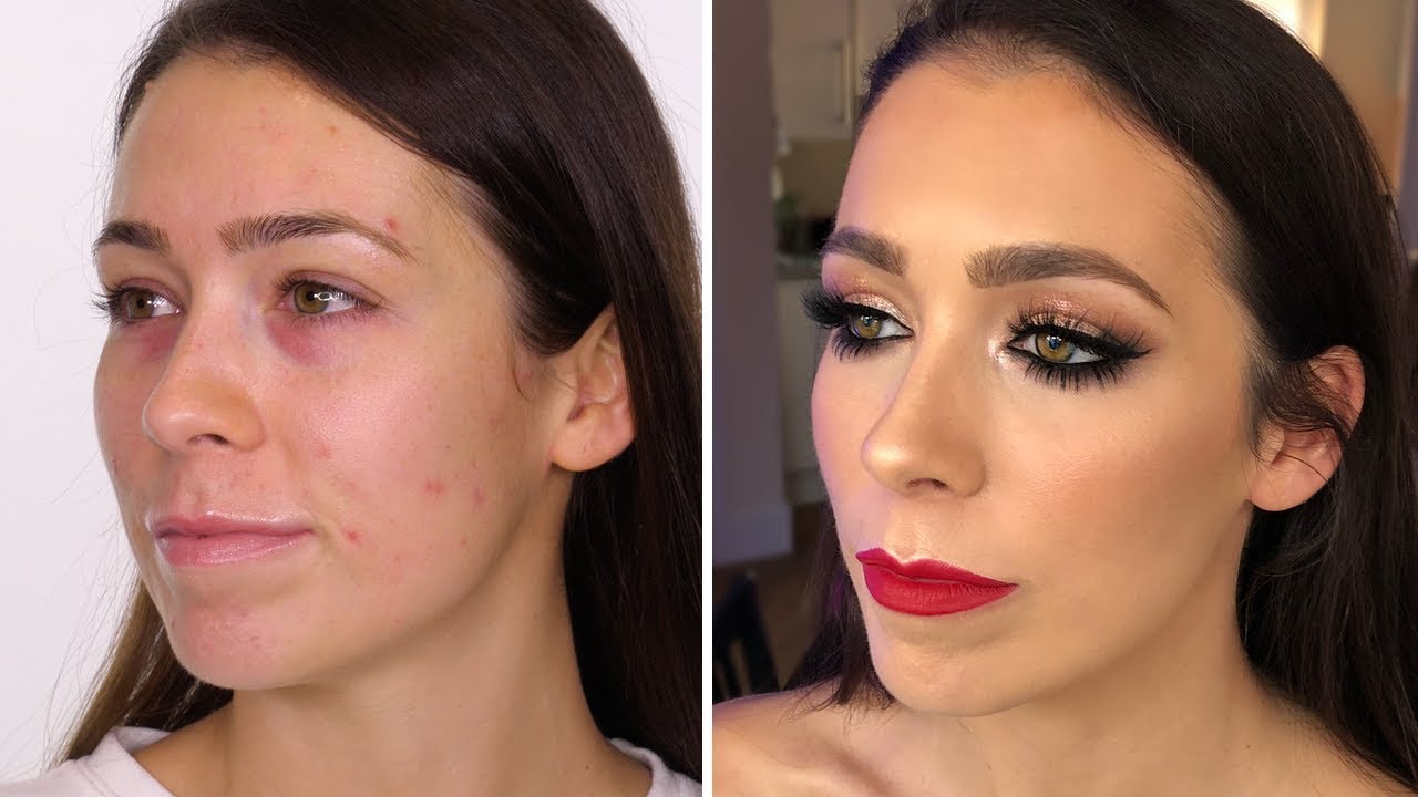 Hollywood Glam Makeup Tutorial Acne Prone Skin Shonagh Scott