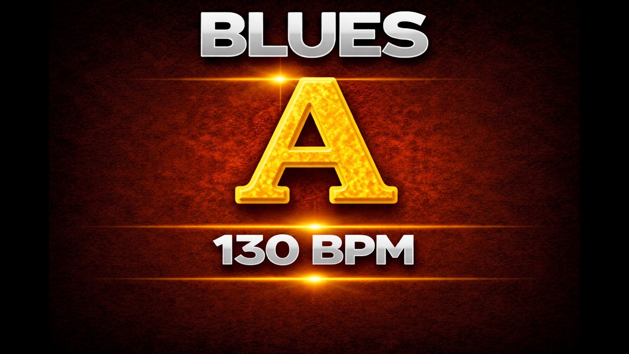 Blues Backing Track in A | 130 BPM | 12 Bar - YouTube