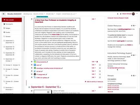 Add a YouTube link or embed a YouTube video in Moodle - YouTube