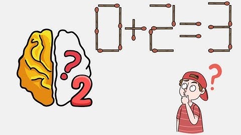 Brain Out 2 Level 56 Game Walkthrough - Move 1 stick to make the question hold.