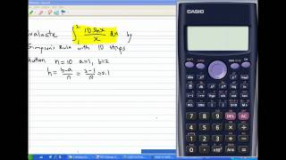 simpson's rule by applying table and statistics functions of calculator.mp4