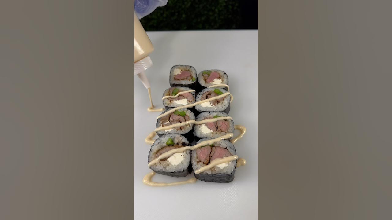 Would You Try This STEAK SUSHI ROLL steak sushi shorts would-you-try-this-steak-sushi-roll-steak-sushi-shorts