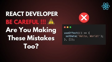 5 useState & useEffect Mistakes Mid React Developers Still Make in 2024