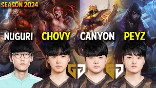 Nuguri, Chovy, Canyon, Peyz in the Same TEAM - Patch 14.7 KR Ranked CHALLENGER | lolrec