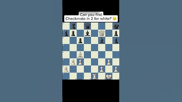 Can you find checkmate in 2 for white? 🤔