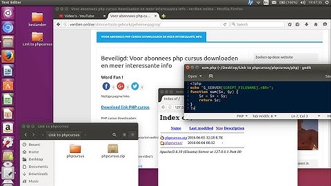 youtube video cursus php 7 mysql download files